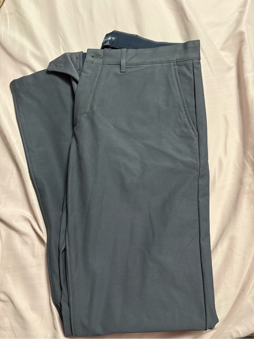 Men's Gray Stretch Chino Pants